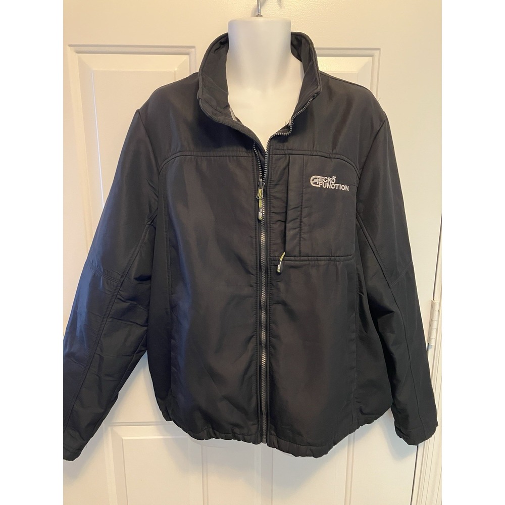Vintage Y2K Men's Ecko Unltd Black Bomber Jacket‎ Size XL